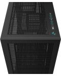 Кутия DeepCool - MORPHEUS Dual-Chamber, full tower, черна/прозрачна - 8t